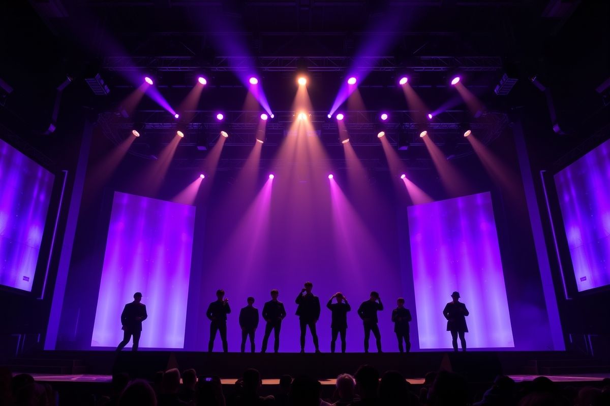 BTS 7인 완전체 컴백 무대 이미지