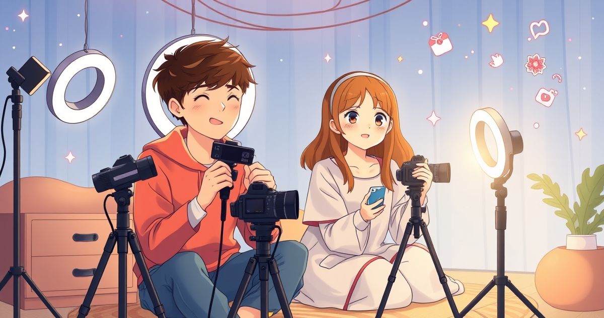 인플루언서 스튜디오 세팅