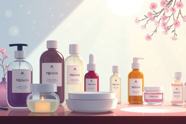 2025년 K-뷰티 글로벌 트렌드: 셀럽 브랜드와 이커머스가 바꾸는 뷰티 판도 K-beauty skincare routine ghibli style