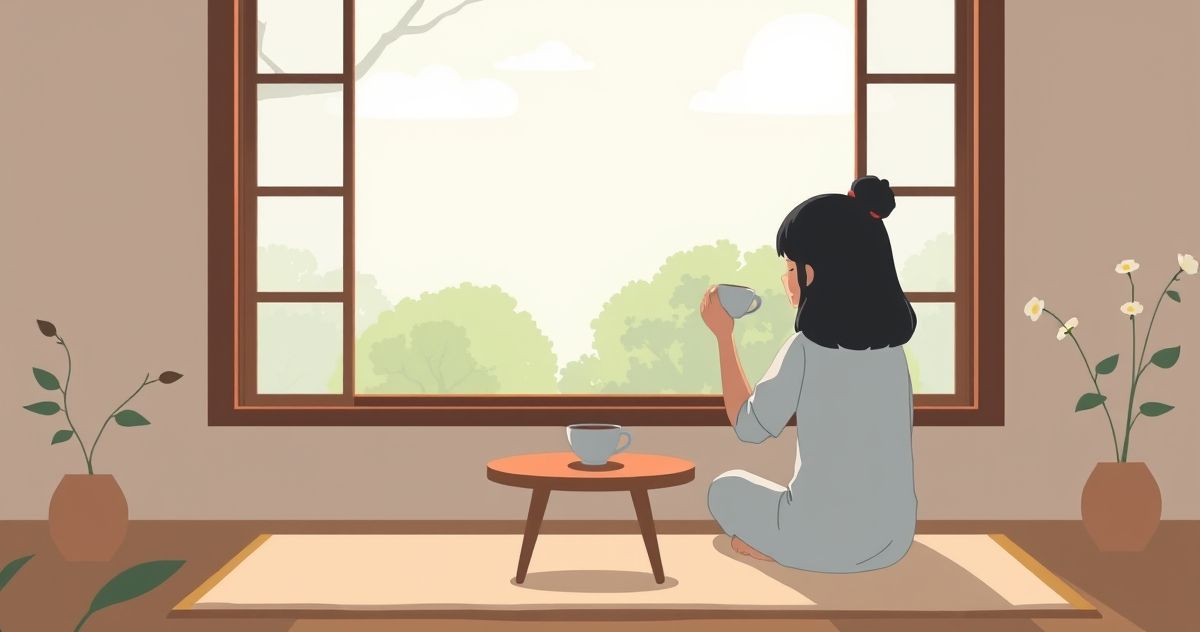 마인드풀한 차 시간
