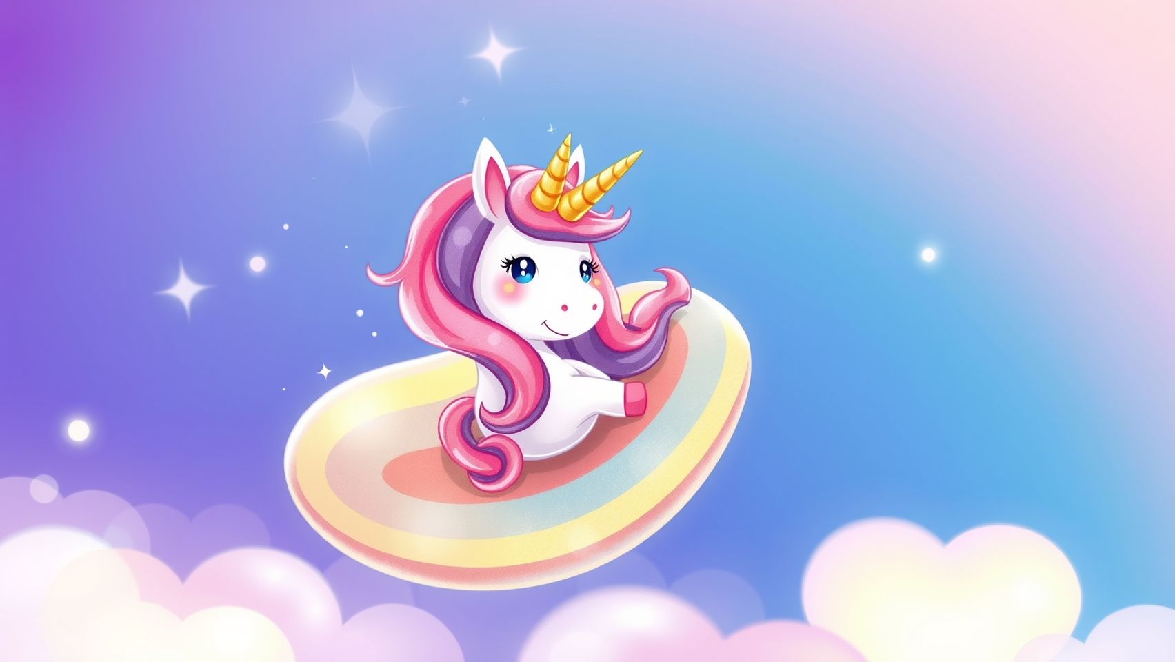 Bonding curve memecoin trends analysis with cute unicorn character