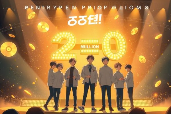 엔하이픈, 5일 만에 200만장 돌파 ‘초고속 행진’…K-POP 신기록 경신 엔하이픈 5일만에 200만장 돌파 K-POP 신기록 경신 지브리 스타일 일러스트