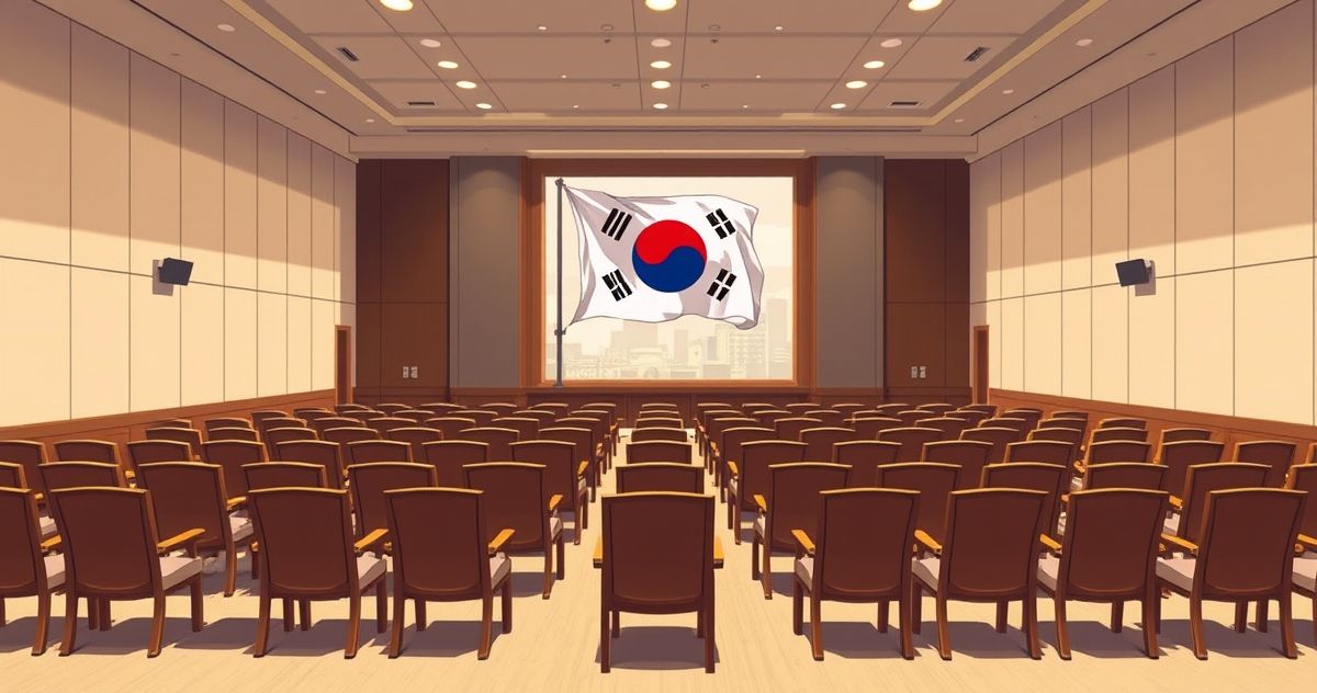 Government meeting room illustration