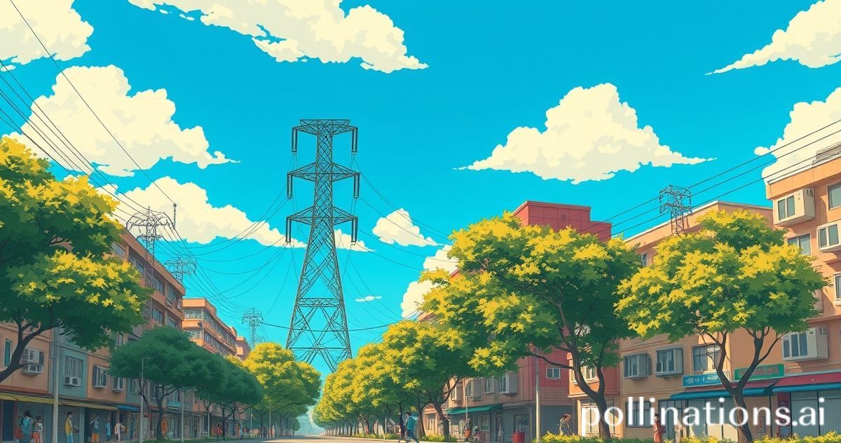 Seoul summer heatwave illustration