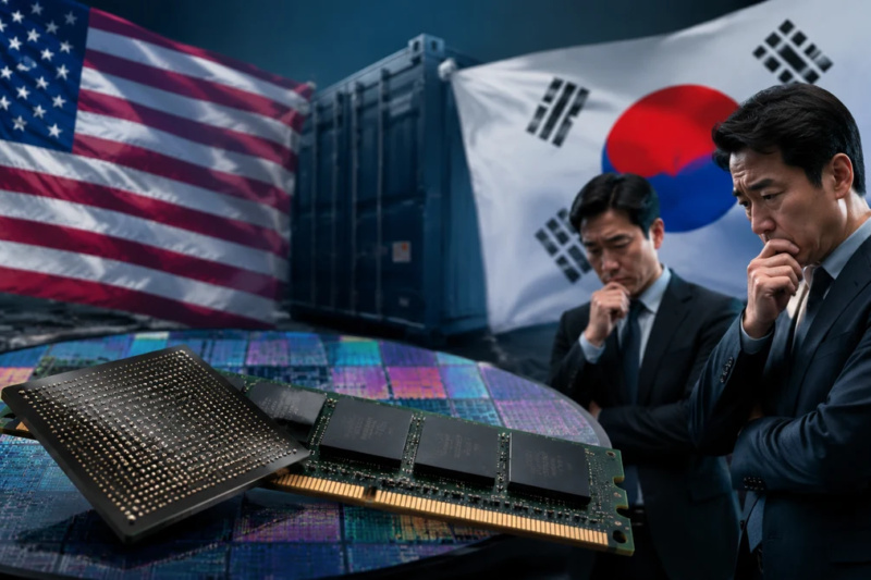 미국 반도체 개수 관세 부과 검토 대표 이미지
