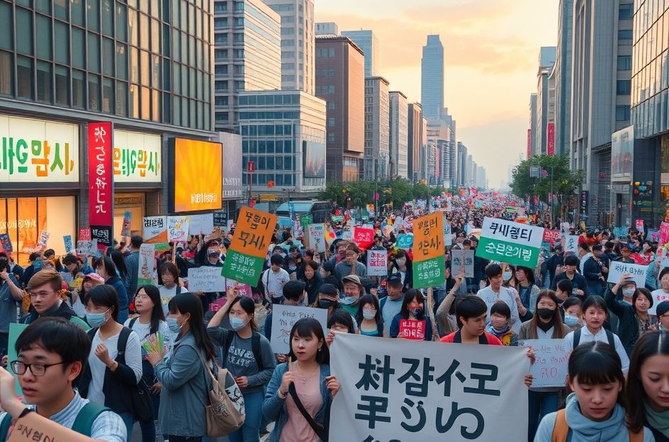 韩国国内爆发大规模气候游行,50万民众要求加速绿色转型