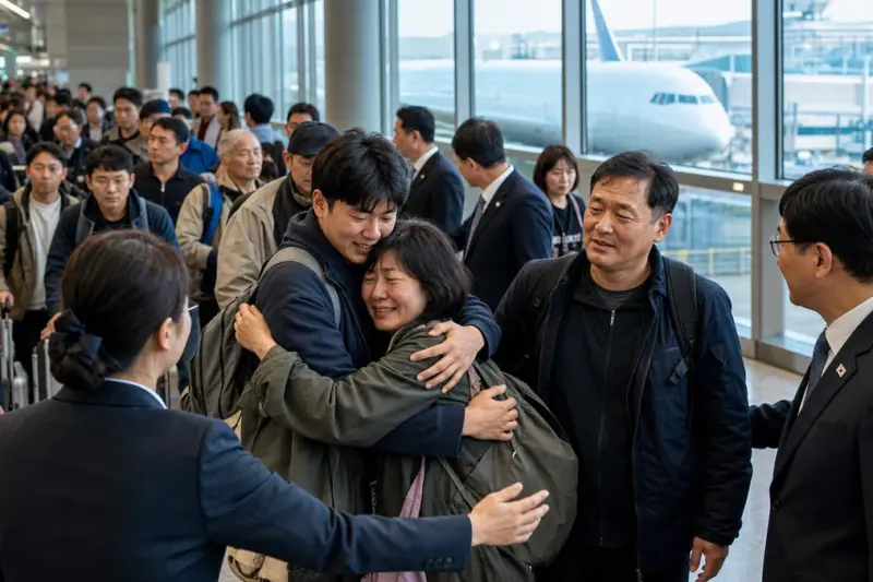 미국 구금 우리 국민 316명 오늘 오후 인천공항 도착, 외교부 총력 대응으로 전원 안전 귀국
