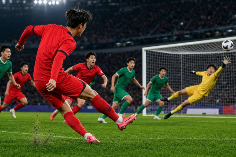U-22 축구대표팀 5-0 완승, 아시아컵 예선 압도적 시작