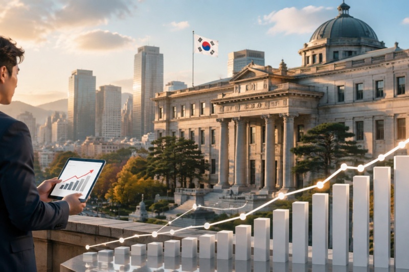 2025년 한국 경제 0.8% 성장 전망, 금리 인하로 내수 회복 기대