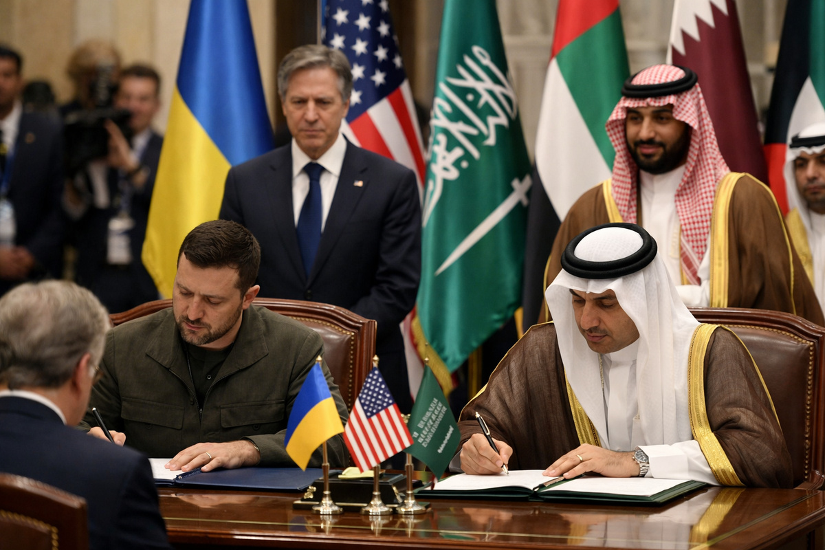 अमेरिकी हिचकिचाहट के बीच यूक्रेन-खाड़ी रक्षा समझौता: युद्ध कूटनीति का नया मोर्चा और दुनिया की बदलती ताकत-रेखा