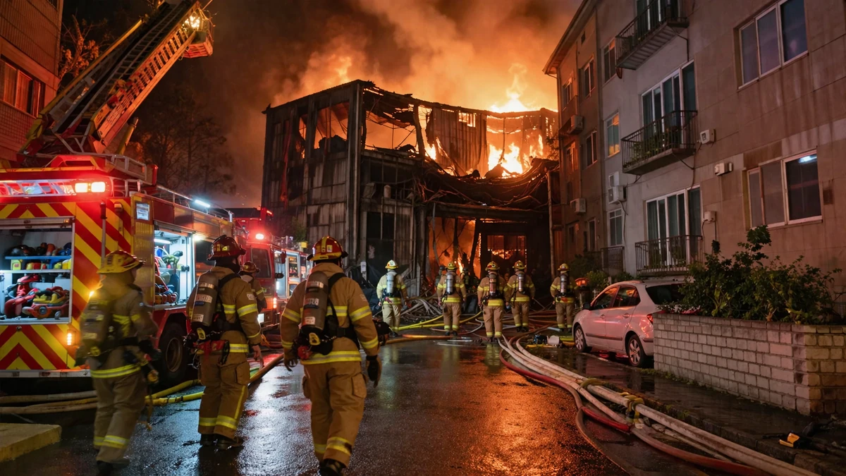 울산 남구 창고형 매장 화재…새벽 대피·구조 속 큰 불길 진화