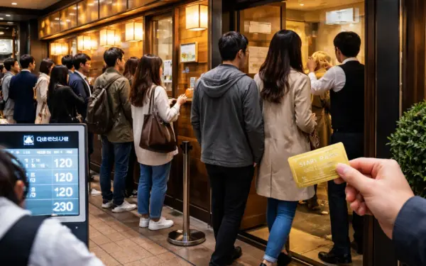 일본 식당 패스트패스 확산, 대기시간도 돈으로 사는 시대