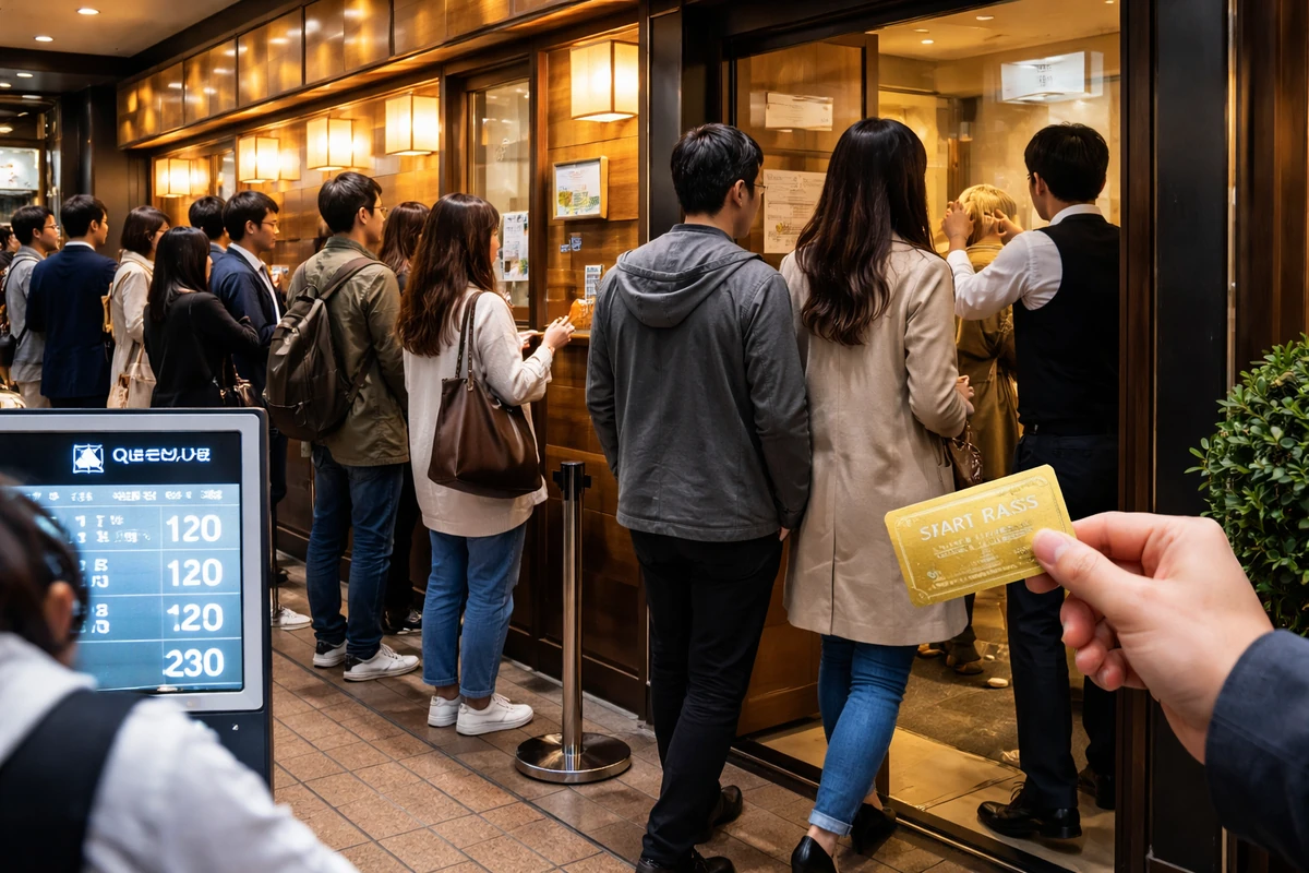 일본 식당 패스트패스 확산, 대기시간도 돈으로 사는 시대