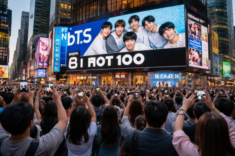 BTS ‘스윔’, 빌보드 핫100 5위…하락 아닌 체류력의 증명