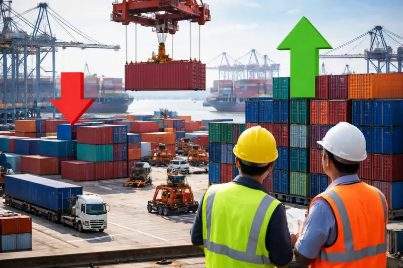 중국 3월 교역지표가 드러낸 급격한 온도차