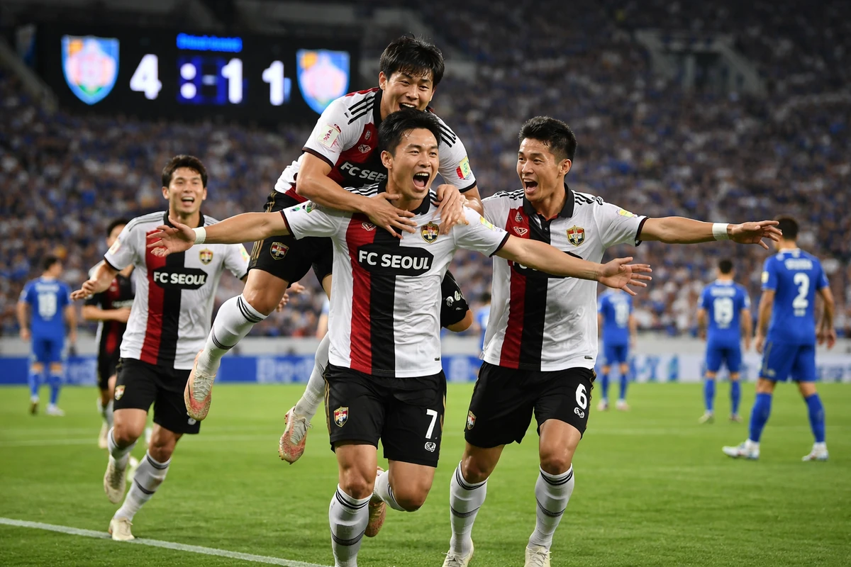 서울, 울산 원정 3천643일 벽 깼다…송민규 2골 1도움으로 4-1 완승