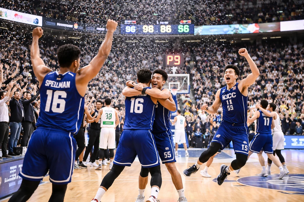 KCC, DB 3연승 스윕…순위표보다 강했던 전력 복원