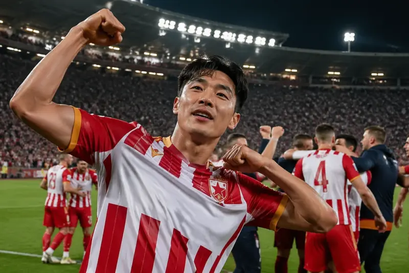 설영우 쐐기골로 즈베즈다 세르비아 수페르리가 조기 우승 확정