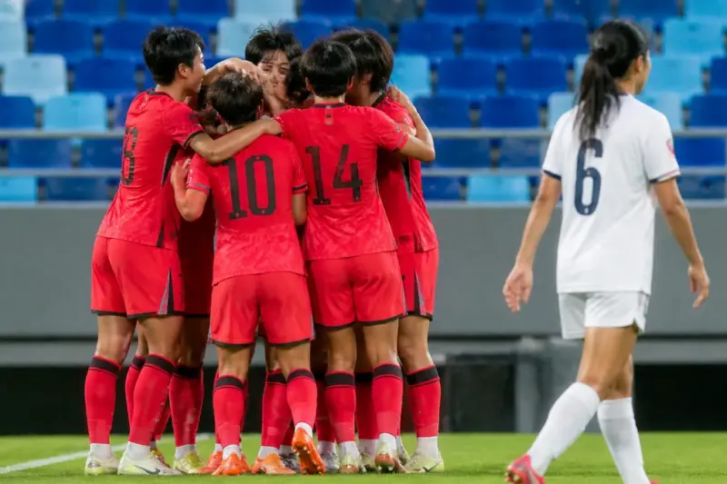 한국 여자 U-17 대표팀, 대만 4-0 완파하고 아시안컵 8강 조기 확정