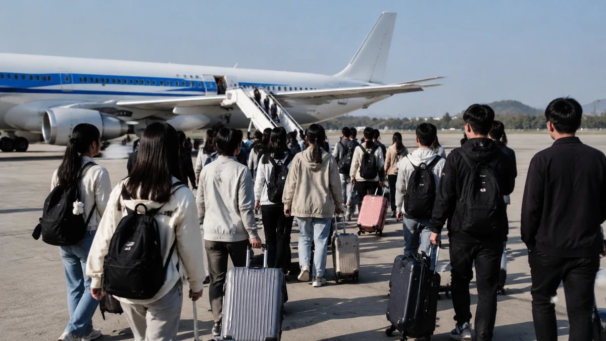 中国政府奖学金学生抵达平壤:一趟航班背后的朝鲜开放信号与中朝教育交流新动向