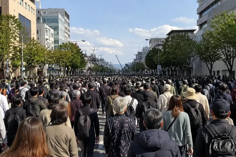 광주 금남로서 5·18 46주년 민주평화대행진…시민 2천명 함께 걸었다