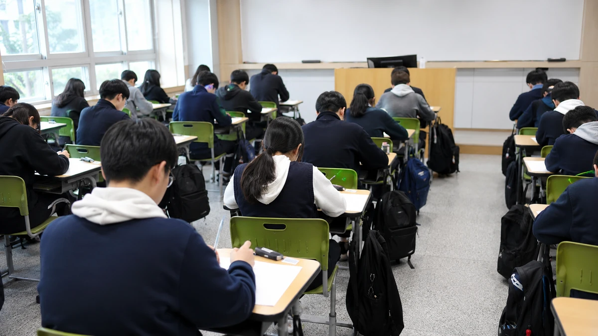 내신 5등급제 전환 후 고교 시험 쉬워져…주요 과목 평균 3.5점 상승