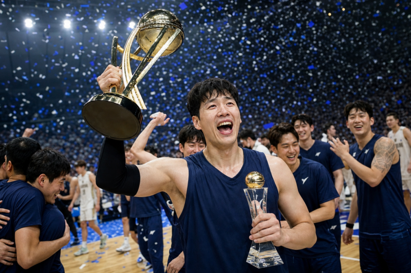 이현중, 일본 B.리그 우승·PO MVP 동시 석권…나가사키 첫 정상 견인
