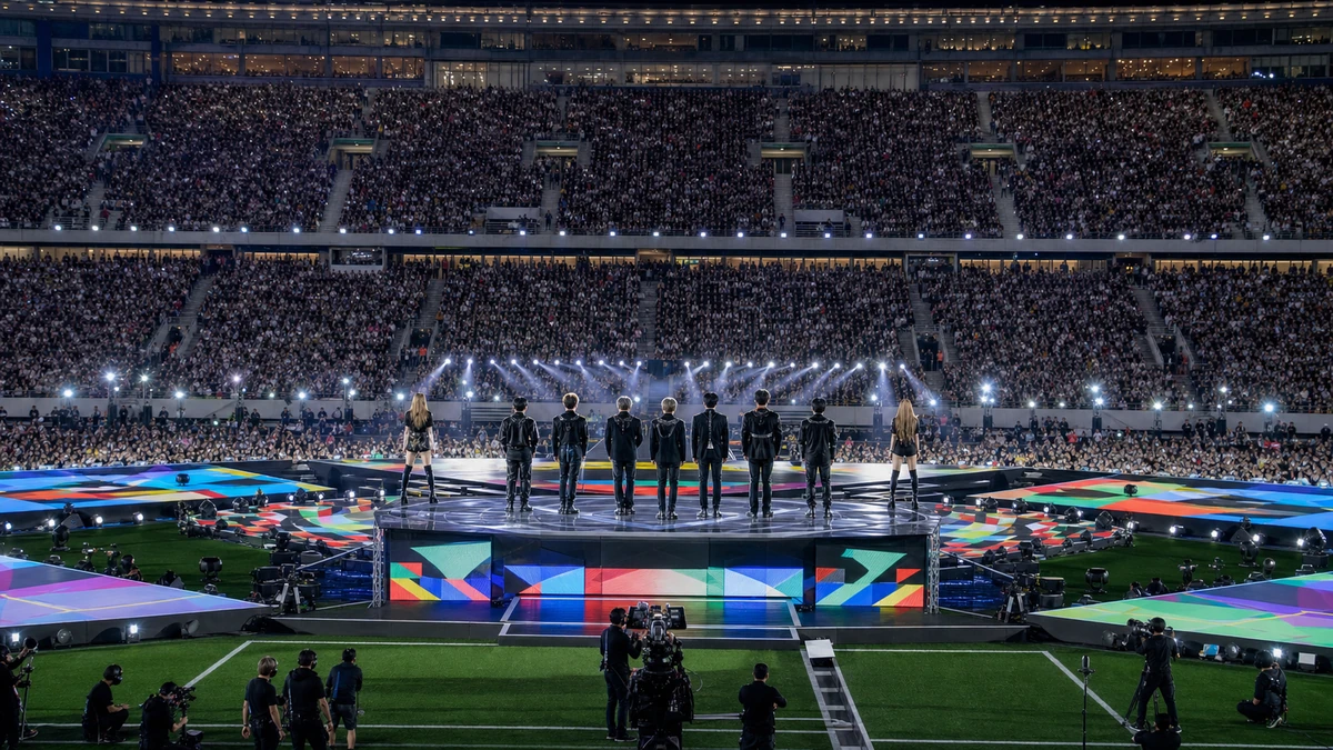 BTS, 2026 북중미 월드컵 결승전 첫 하프타임쇼 공동 헤드라이너로 선다