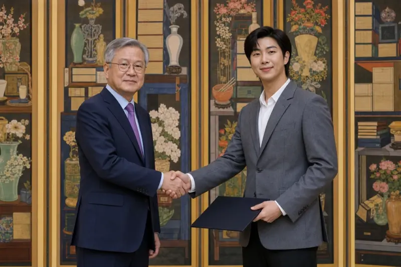 BTS RM, 국립중앙박물관 글로벌 홍보대사 위촉