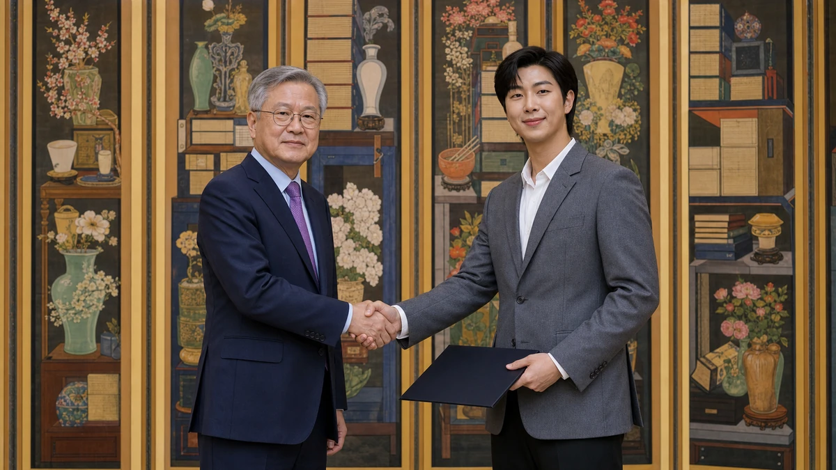 BTS RM, 국립중앙박물관 글로벌 홍보대사 위촉