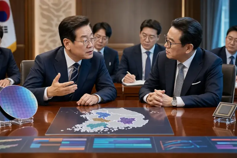 이재명 대통령, 이재용 회장과 호남권 등 지역 투자 계획 상의 전망
