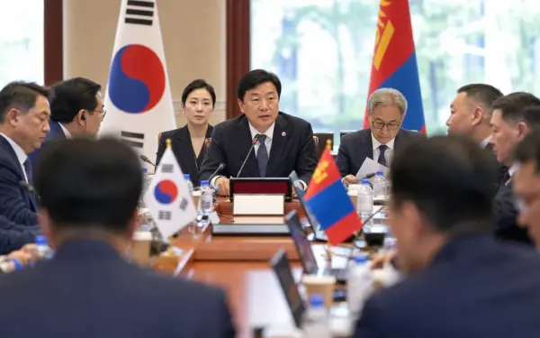 김민석 총리, 다롄서 몽골 총리 만나 공급망 협력 강화 기대
