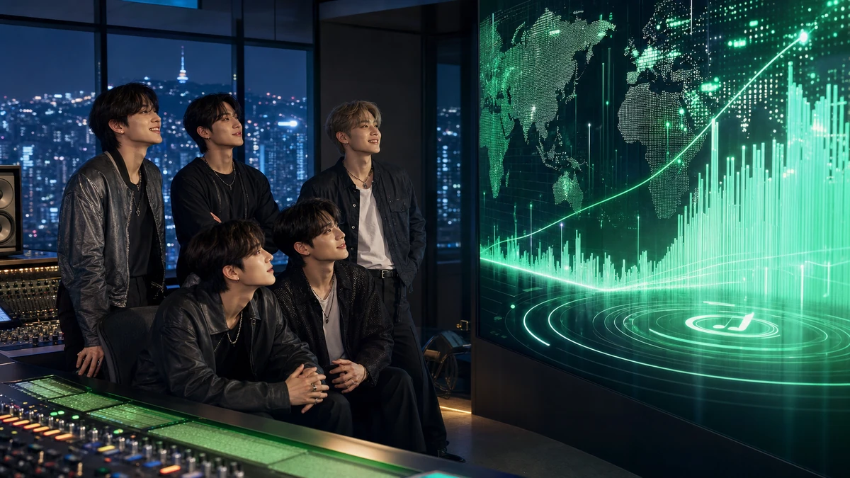 코르티스 ‘고!’, 스포티파이 2억 스트리밍 돌파