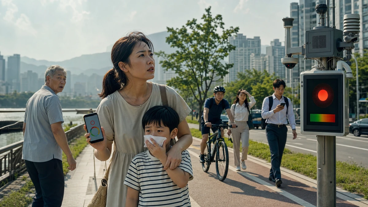 29일 오후 3시 경기 동부권 7개 시군에 오존주의보 발령