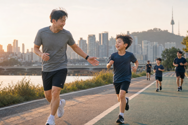 서울시·서울시가족센터, 아빠와 자녀 함께하는 비대면 마라톤 '아자러너' 개최