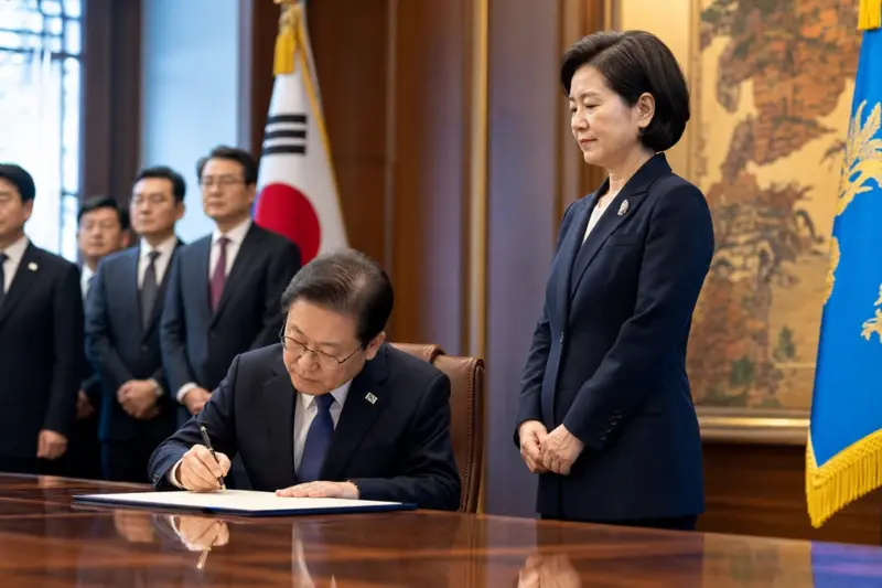 이재명 대통령, 한성숙 국무총리 임명안 재가