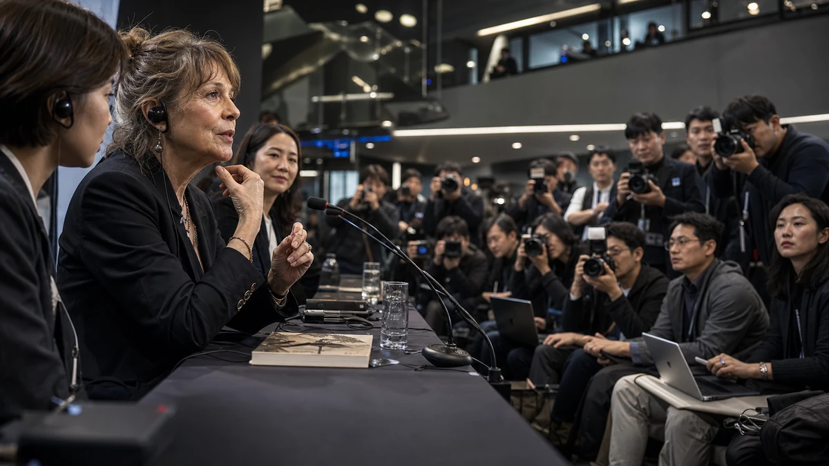 이자벨 위페르, 부천영화제 기자회견서 “한강 소설로 광주민주화운동 알게 돼”