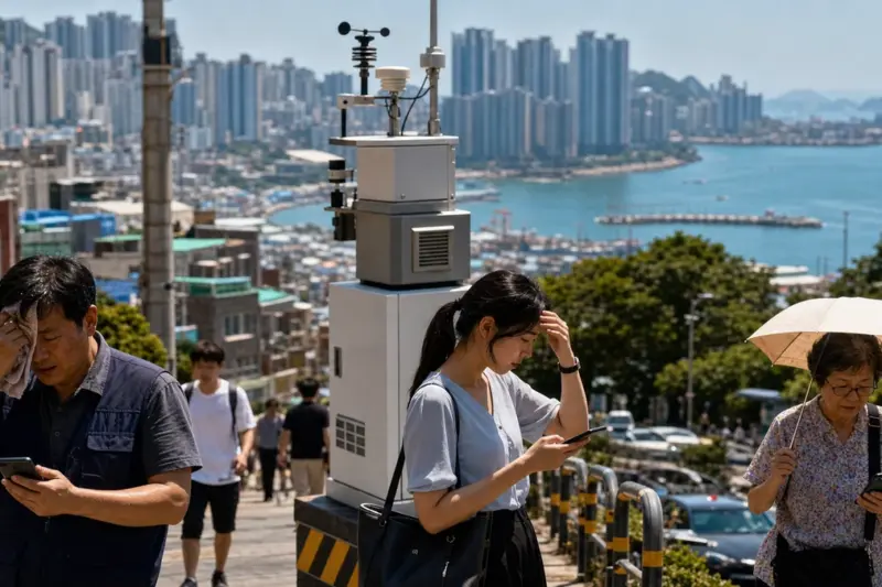 부산시 보건환경연구원, 9월까지 폭염 정보 알림 서비스 운영