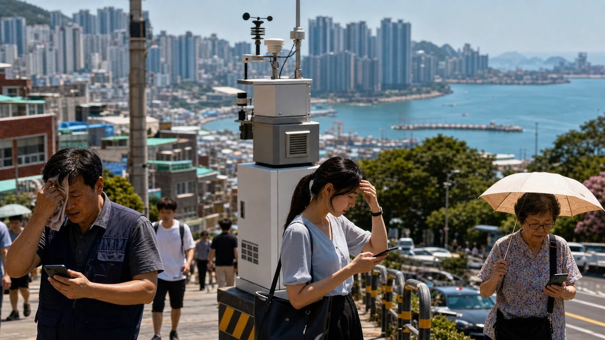 부산시 보건환경연구원, 9월까지 폭염 정보 알림 서비스 운영