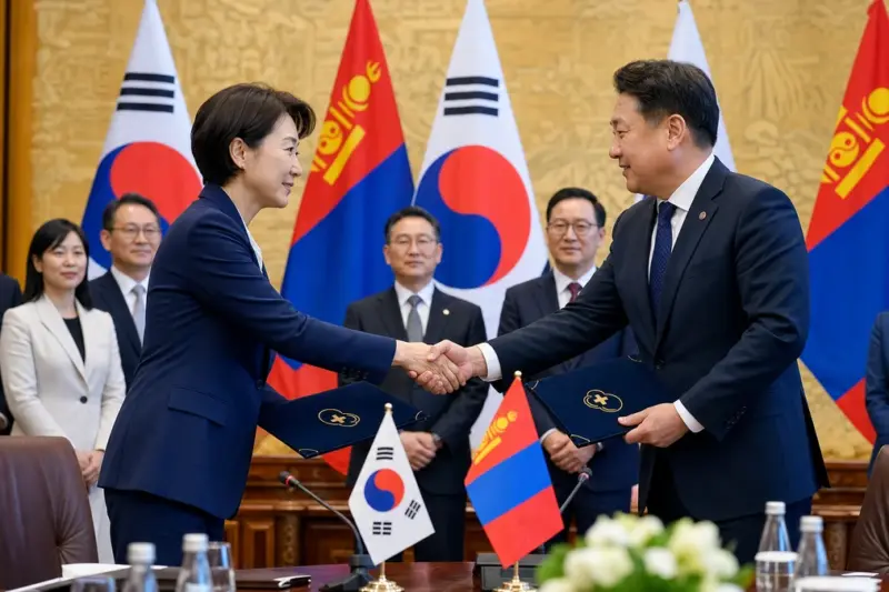 정은경 장관, 몽골 보건부 장관 만나 보건협력 양해각서 개정
