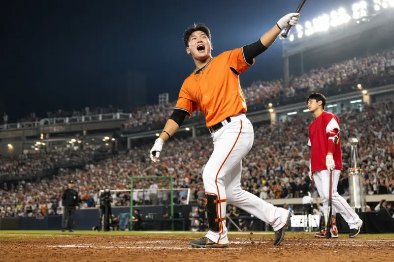 강백호, 오태곤과 연장 끝 데뷔 첫 KBO 올스타 홈런 더비 우승