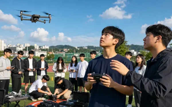 익산시, 중·고등학생 13명 대상 드론 자격증 취득 프로젝트 추진