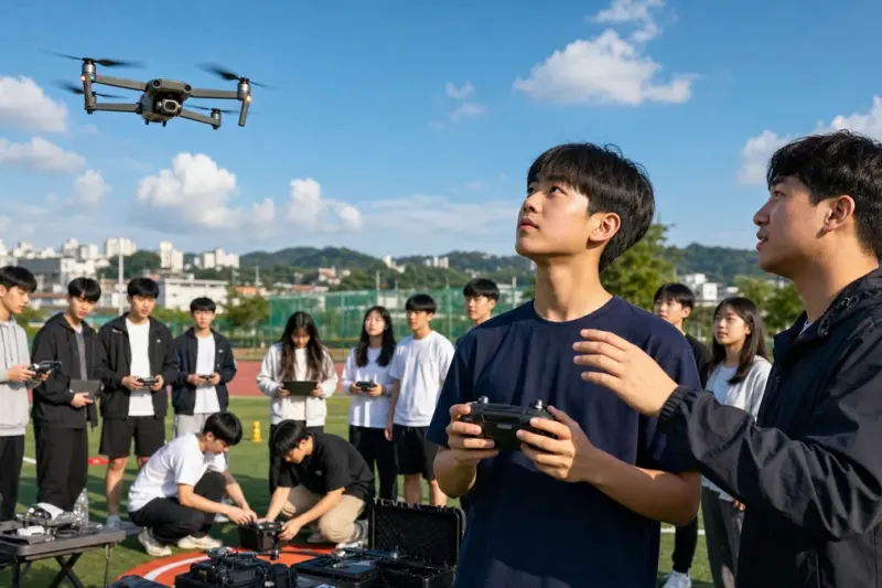 익산시, 중·고등학생 13명 대상 드론 자격증 취득 프로젝트 추진