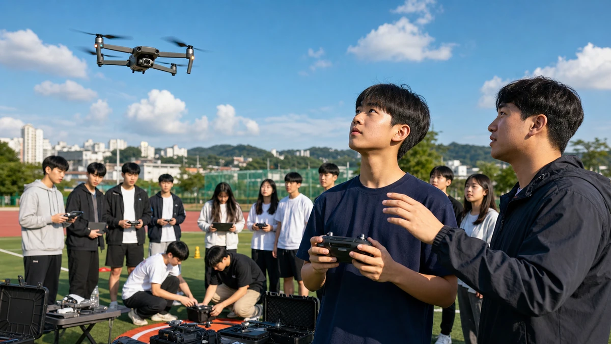 익산시, 중·고등학생 13명 대상 드론 자격증 취득 프로젝트 추진