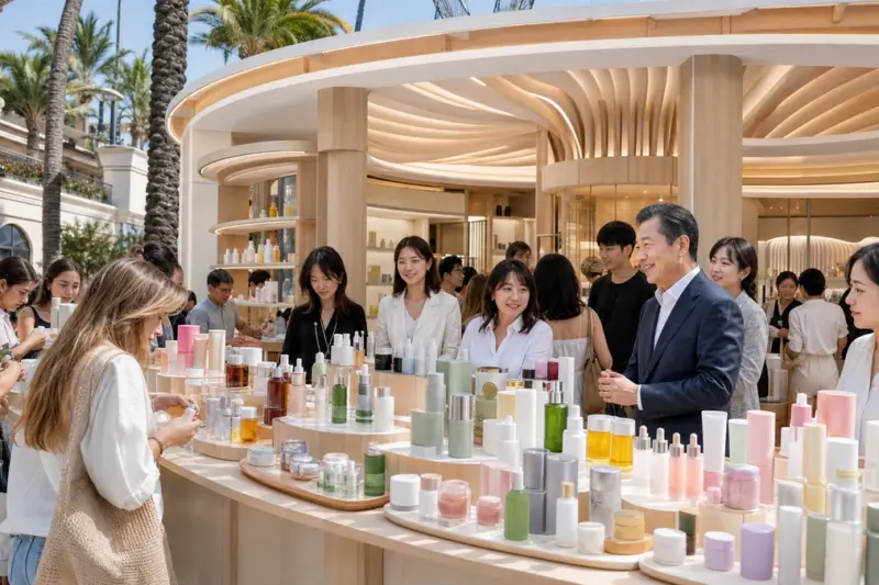 롯데홈쇼핑, LA 더 그로브에 K뷰티 40개 브랜드 팝업스토어 개장