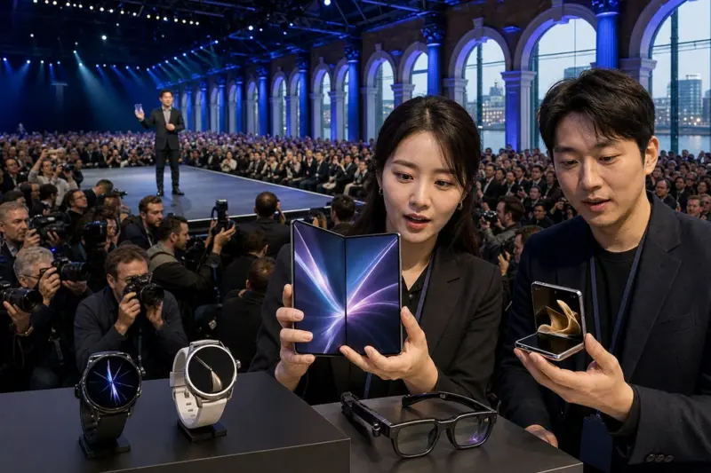 삼성전자, 런던서 갤럭시 Z폴드8·Z플립8 공개