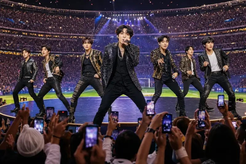 BTS, 2026 월드컵 결승 하프타임쇼 후 검색량 약 4배 증가