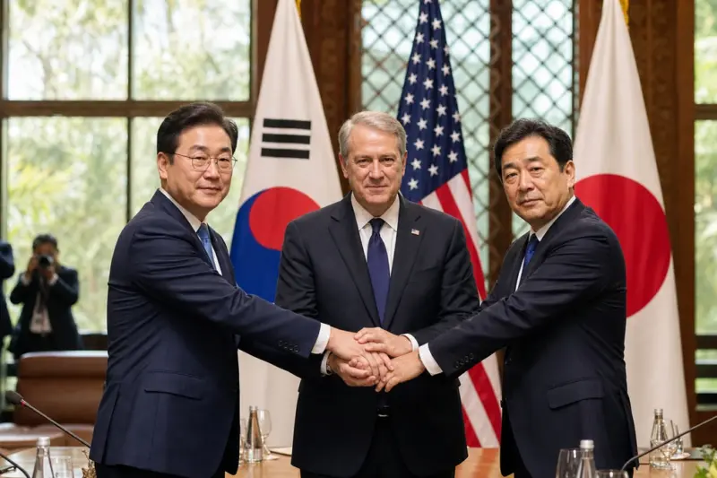 한미일 외교장관, 마닐라서 한반도 비핵화·대북 공조 재확인