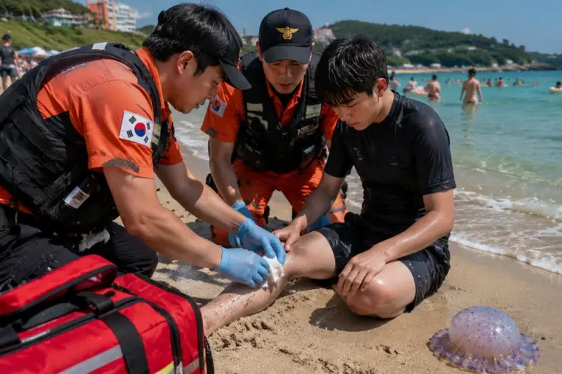 제주 해수욕장서 올여름 해파리 쏘임 7건…중문서 10대 피해