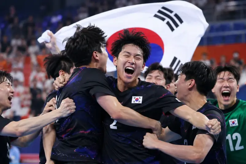 한국 U-20 남자 핸드볼, 아시아주니어선수권 결승서 UAE에 25-24 역전승